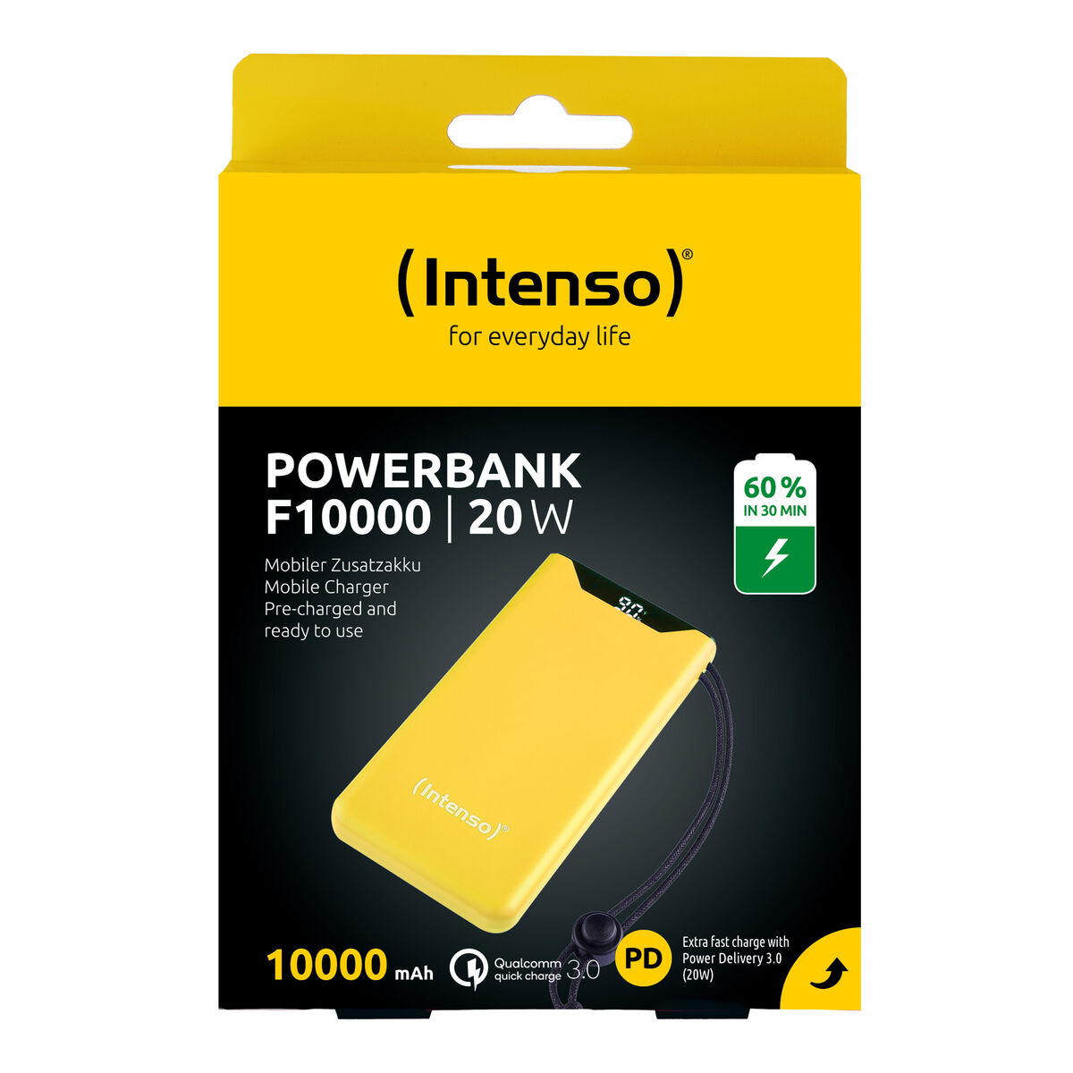 Powerbank INTENSO 10000 mAh Geel